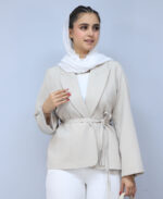 کت | مدل باربارا مازراتی کد 1299 - استخوانی - Image 2