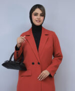 کت | مدل کت بلند مادام کد 1578 - قرمز. - Image 2