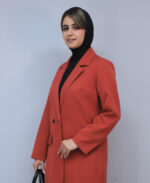 کت | مدل کت بلند مادام کد 1578 - قرمز. - Image 3