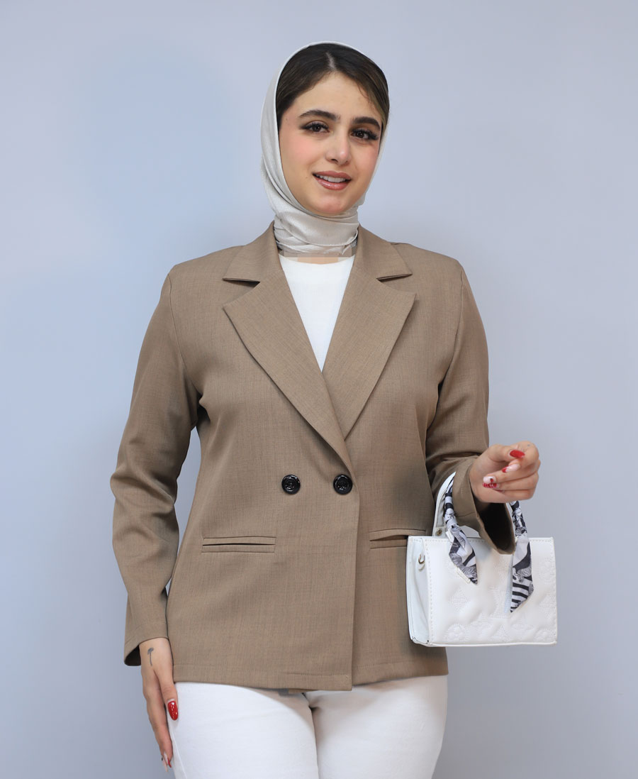 کت مدل کت شارلوت بزیاق کد 1568 - نسکافه ای (2) کت | مدل کت شارلوت بزیاق کد 1568 - نسکافه ای - Image 1