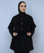 ست | مدل ست کت ودامن عسل کد 1647 - مشکی - Image 3
