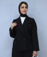ست | مدل کت و شلوار مزونی رایکا کد 1659 - مشکی - Image 2