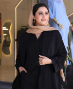 مانتو | مدل اورکت ماندانا کد 1046 – مشکی - Image 2