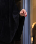 مانتو | مدل شنل ارغوان کد 53537 - مشکی - Image 4