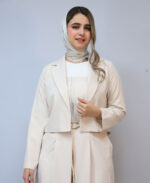 مجلسی | ست کت اورال کلارا بزیاق کد 1639 - استخوانی - Image 2