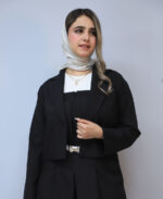 مجلسی | ست کت اورال کلارا بزیاق کد 1639 - مشکی - Image 2