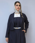 مجلسی | ست کت اورال کلارا بزیاق کد 1639 - نوک مدادی - Image 2