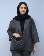 ست | مدل ست کت و شلوار فوتر رستا کد 53738 - ذغالی - Image 2
