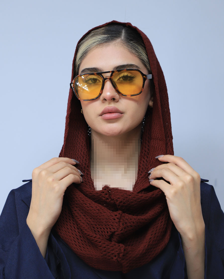 شال مدل شال رینگی کد 53741 - زرشکی (1) شال | مدل شال رینگی کد 53741 - زرشکی - Image 1