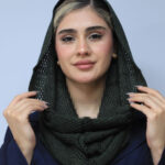 شال | مدل شال رینگی کد 53741 - سبز