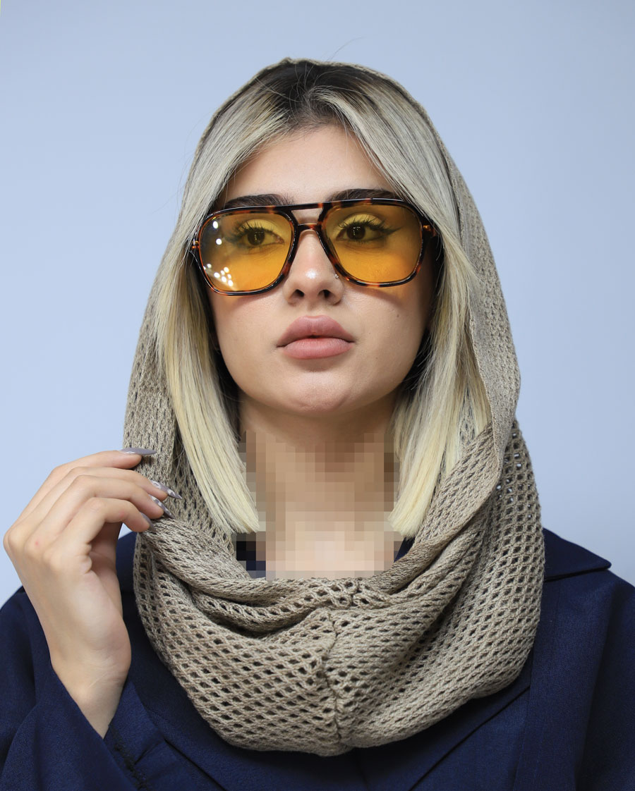 شال مدل شال رینگی کد 53741 -کرم (1) شال | مدل شال رینگی کد 53741 -کرم - Image 1