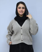 مدل بافت کاردیگن کد 1765 — خاکی - تصویر 2