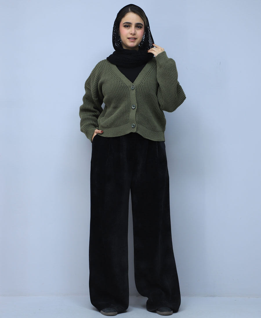 مدل بافت کاردیگن کد 1765 — سبز (2) مدل بافت کاردیگن کد 1765 — سبز - تصویر 1