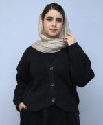 مدل بافت کاردیگن کد 1765 — مشکی - تصویر 2