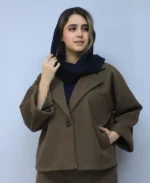 مدل ست کت و شلوار فوتر مریان کد 1788 — قهوه ای