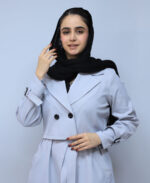 پالتو | مدل ترنج کت دو تیکه کد 53766 - طوسی - Image 2