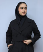 پالتو | مدل ترنج کت دو تیکه کد 53766 - مشکی - Image 2