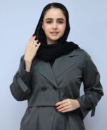پالتو | مدل ترنج کت دو تیکه کد 53766 - نوک مدادی - Image 2