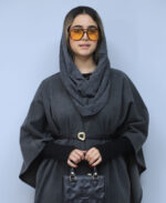 پالتو | مدل پانچ فوتر مروارید کد 53775 - طوسی تیره - Image 2