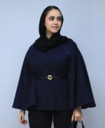 پالتو | مدل پانچ فوتر کد 53767 - سرمه ای - Image 2