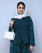 کت | مدل کت دکمه چینی کد 53742 - سبز - Image 2