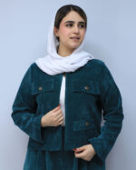 کت | مدل کراپ کت سورین کد 53763 - سبز - Image 2